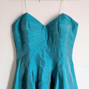 Turquoise Taffeta Dress!